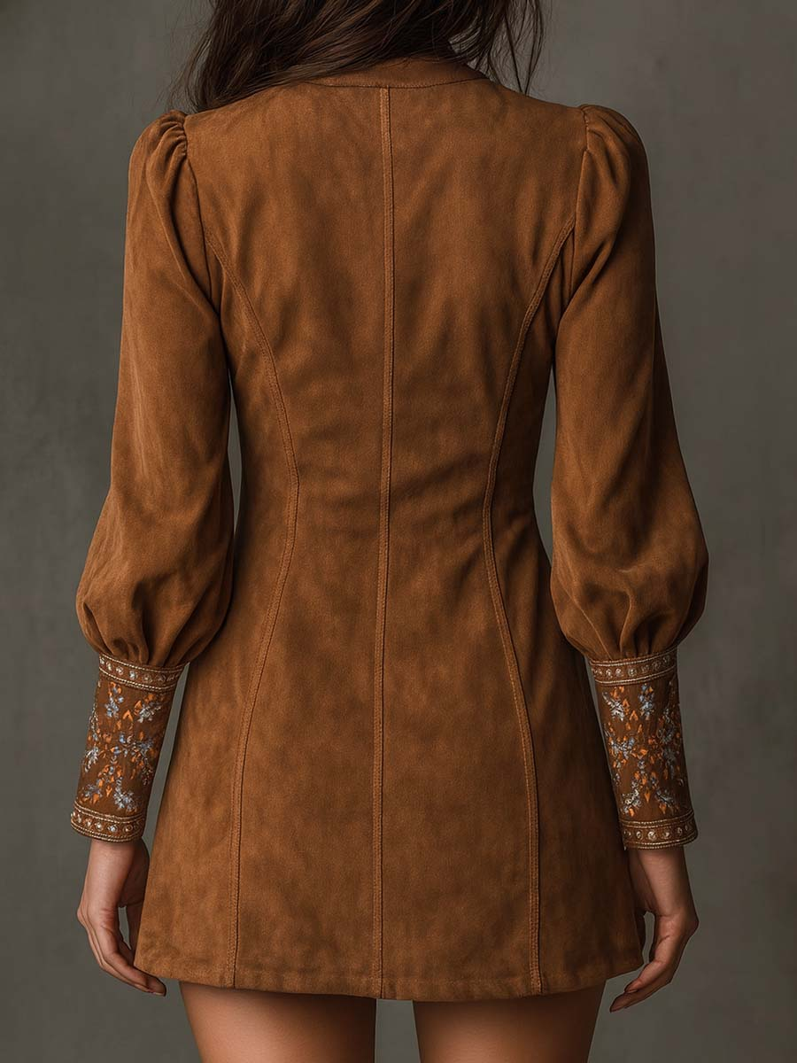 Emilien | Mini Dress Vintage Suede