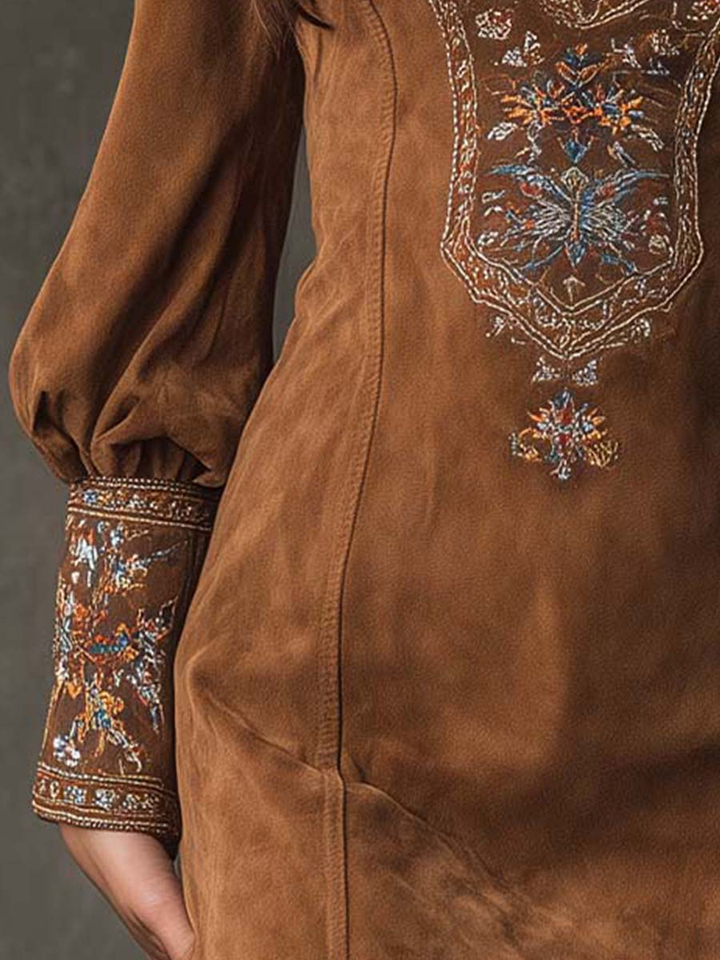 Emilien | Mini Dress Vintage Suede