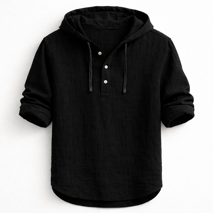 Daniel - Camisa de Linho com Capuz