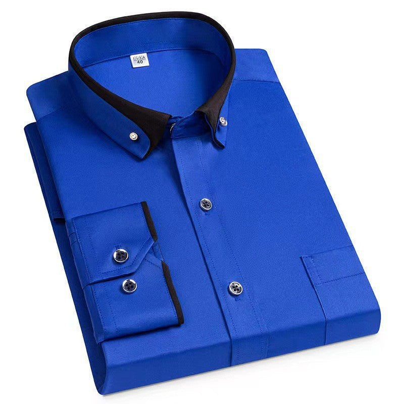 Albert | Classic Long Sleeve Cotton Shirt