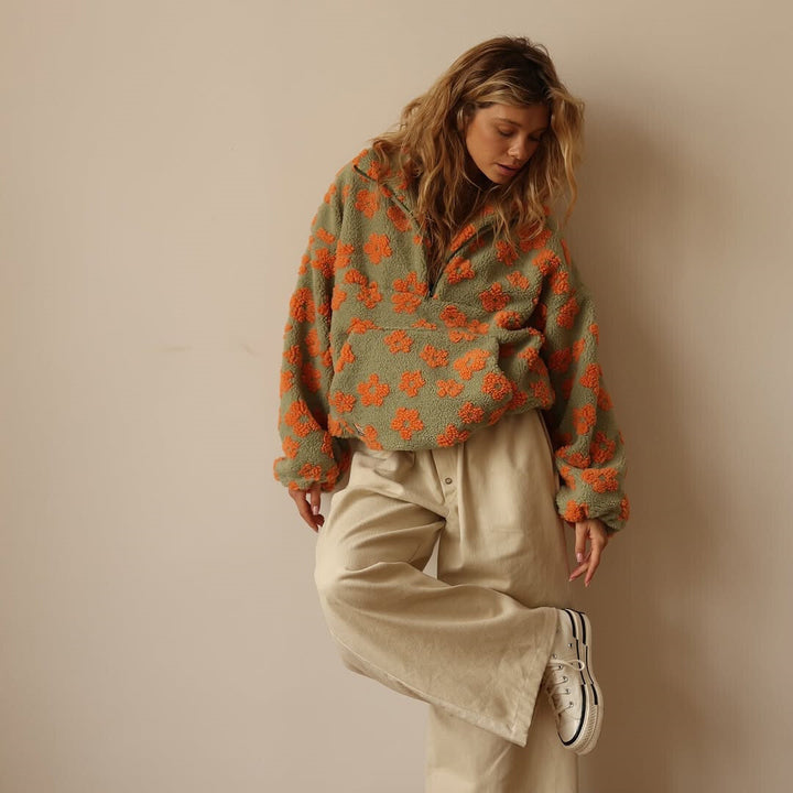 Daisy™ | Pullover de lã polar Bloom