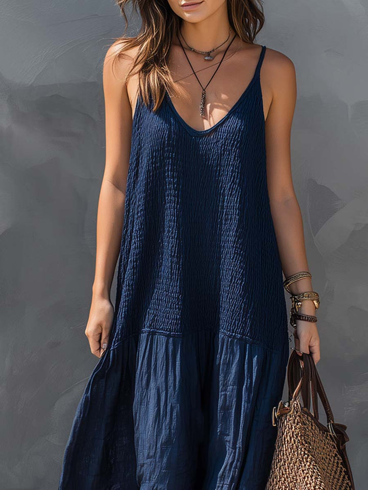 Luna - Maxi Vestido Boémio Patchwork