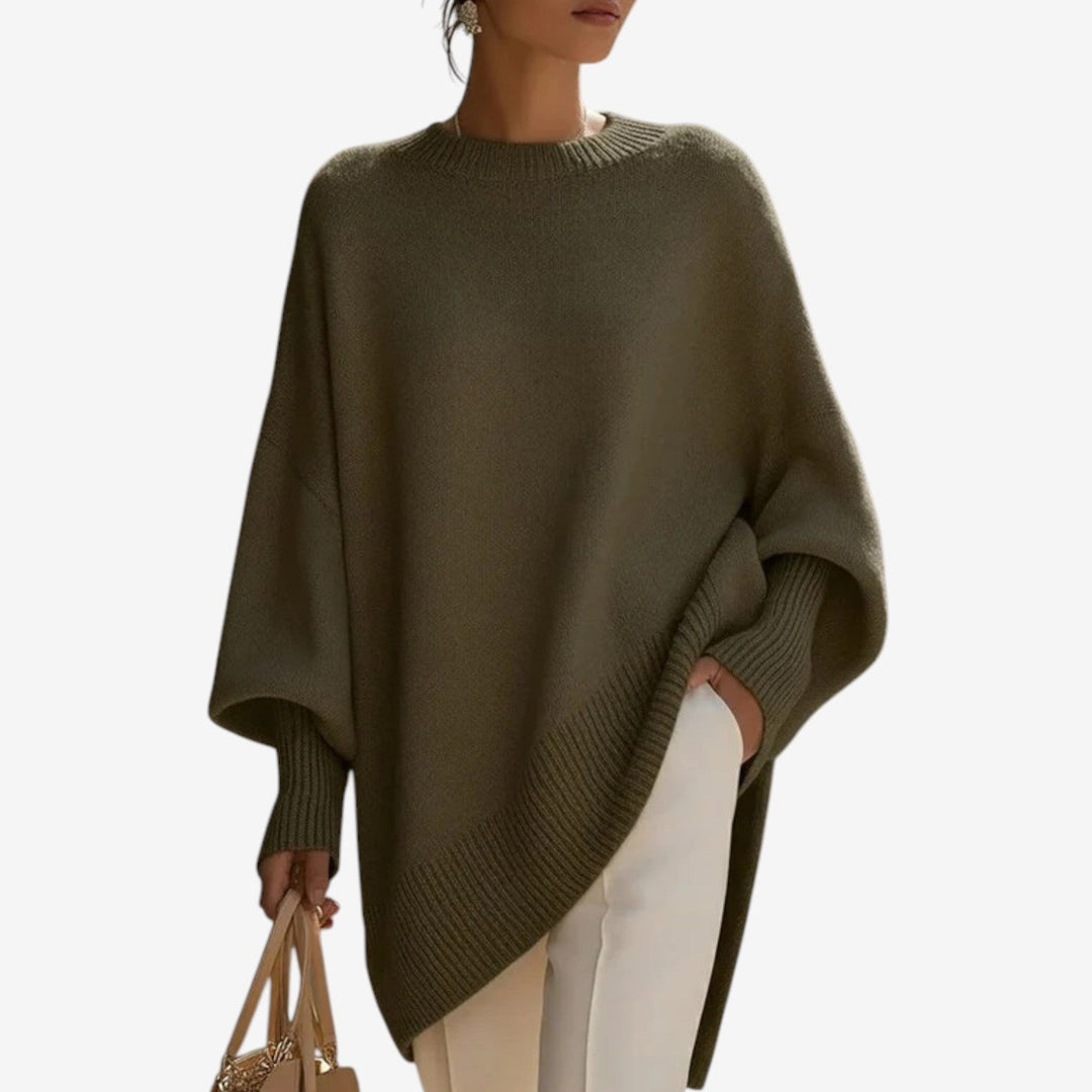 Hannelore – Pullover macio com decote redondo