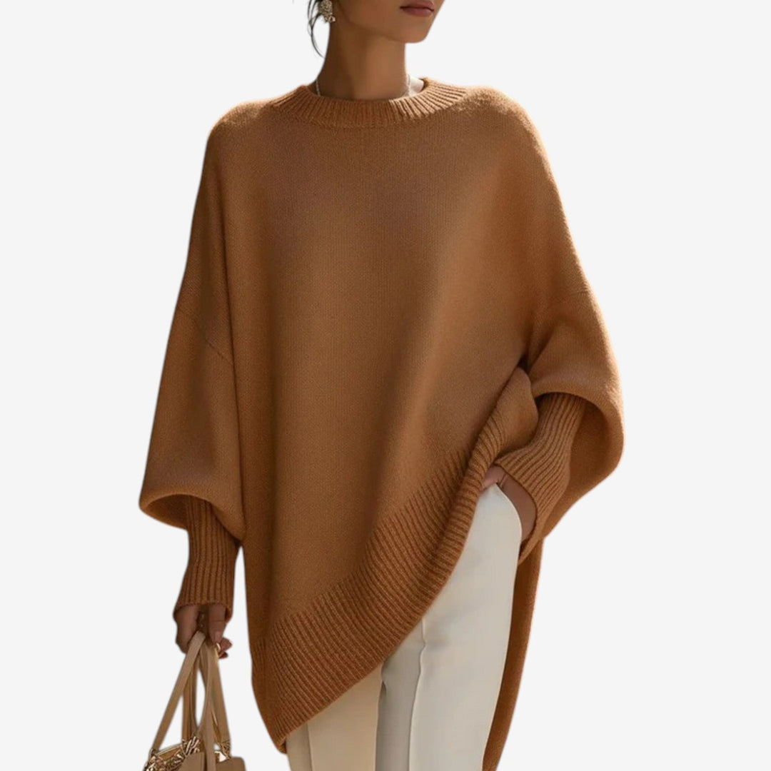 Hannelore – Pullover macio com decote redondo