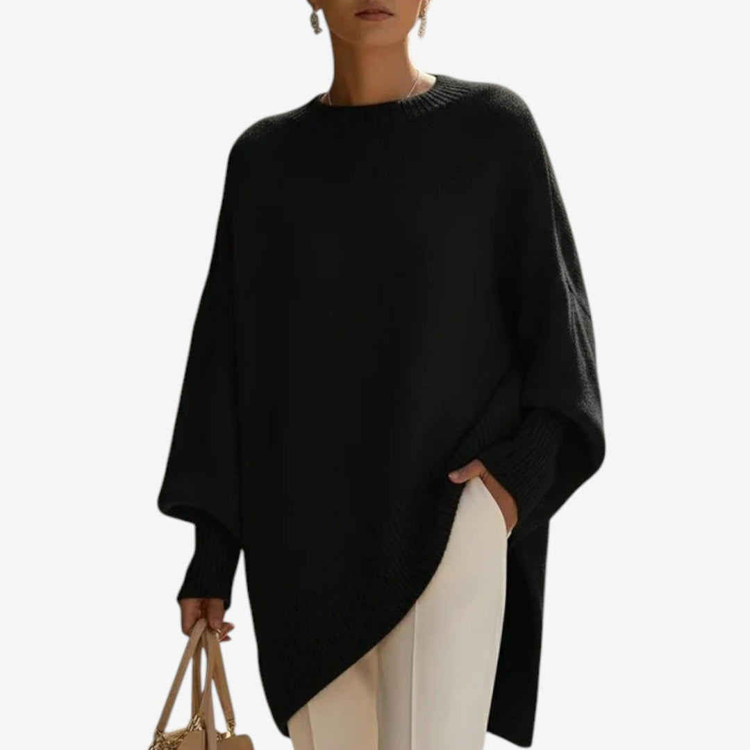 Hannelore – Pullover macio com decote redondo