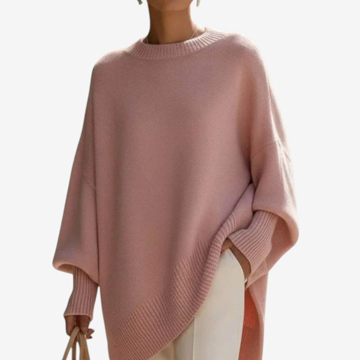 Hannelore – Pullover macio com decote redondo