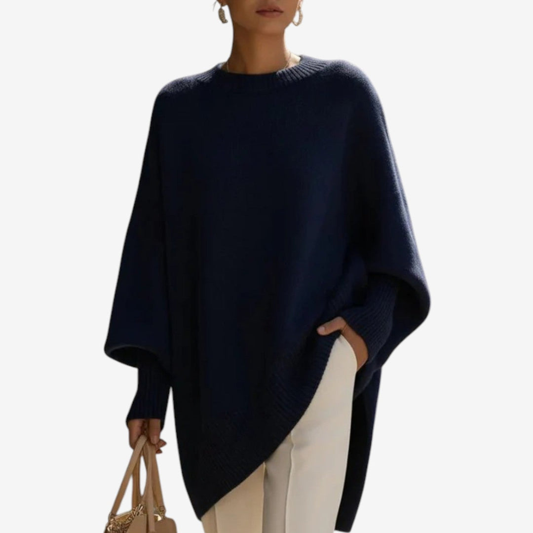 Hannelore – Pullover macio com decote redondo