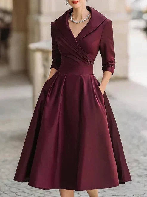 Alicia - Vestido midi elegante