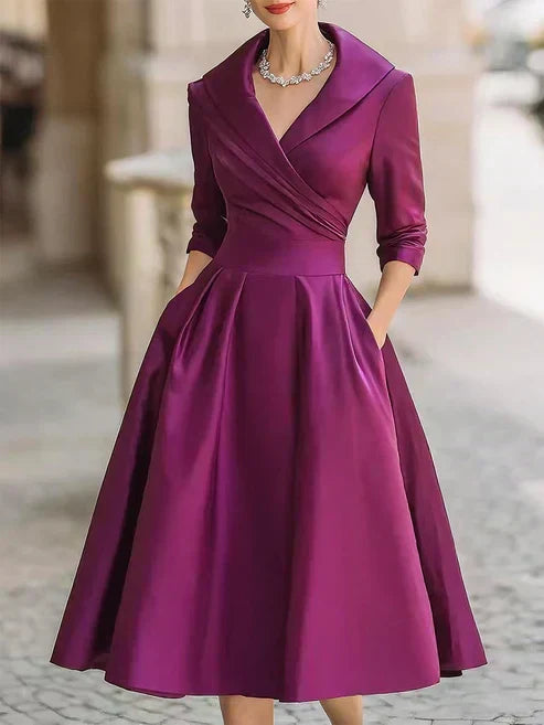 Alicia - Vestido midi elegante