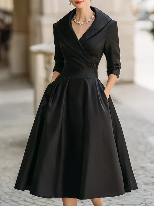 Alicia - Vestido midi elegante