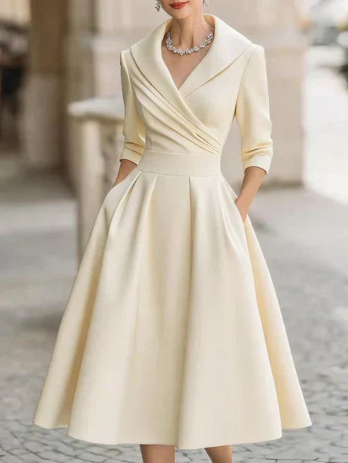 Alicia - Vestido midi elegante