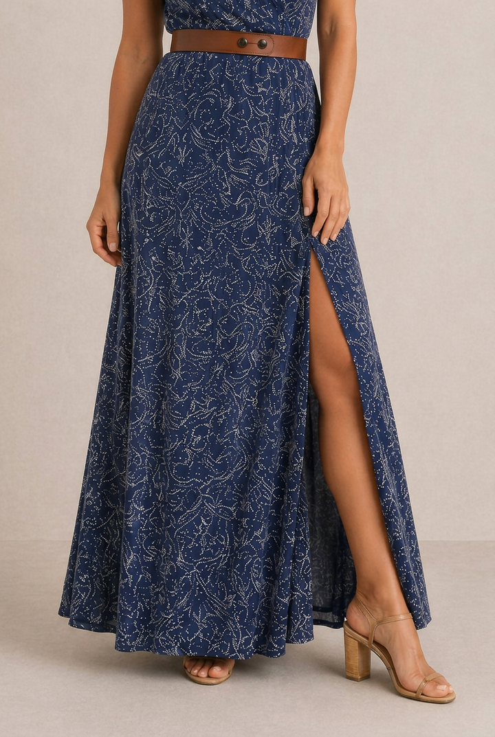 Rosa - Maxi Vestido Boémio