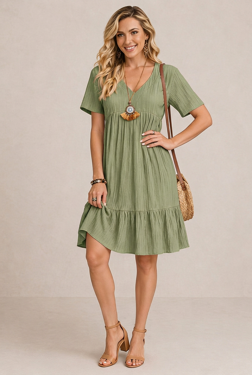Renata - Mini Vestido Boho