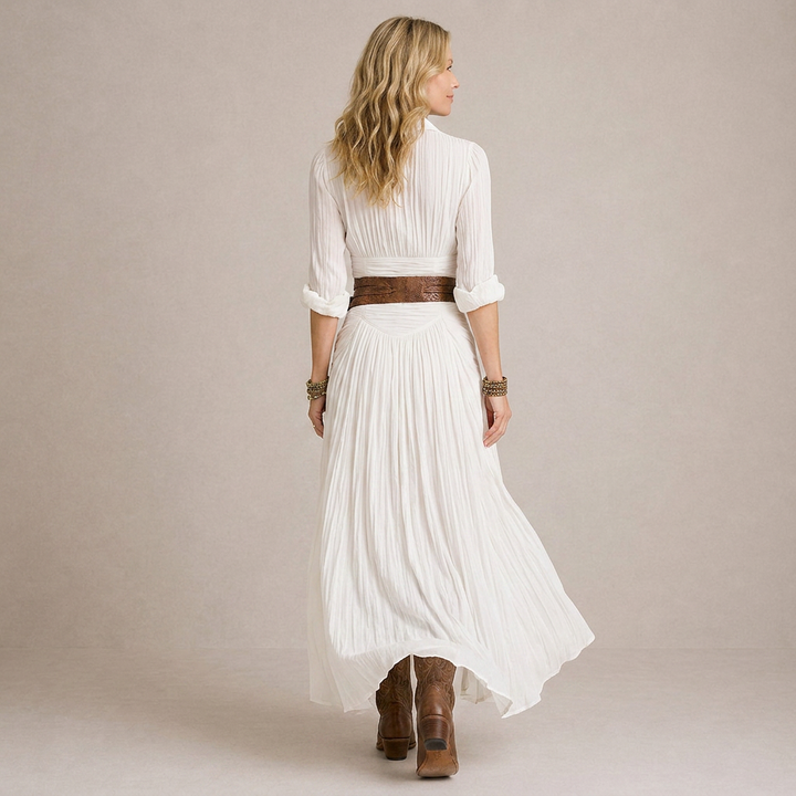 Olivia - Maxi dress com gola