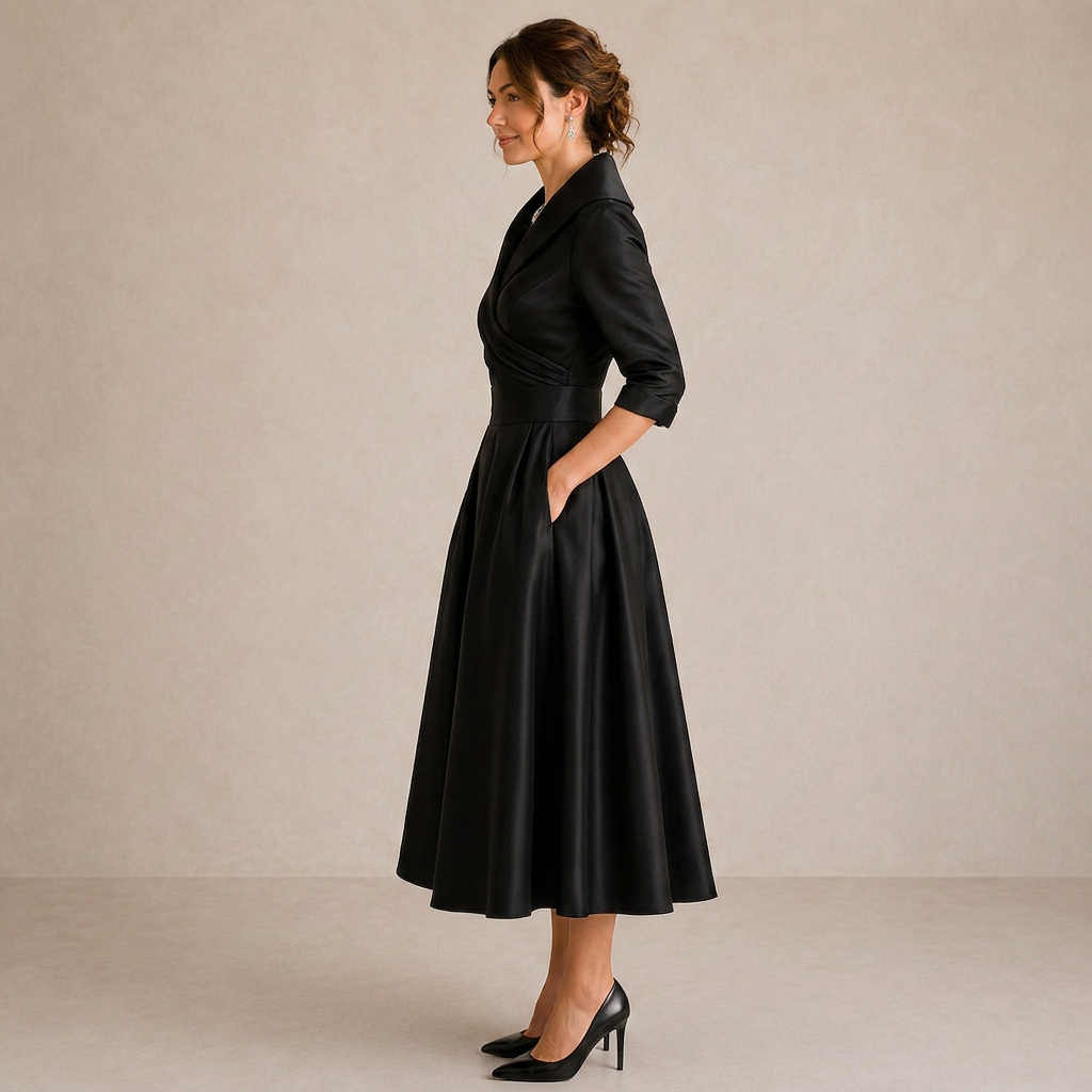 Alicia - Vestido midi elegante