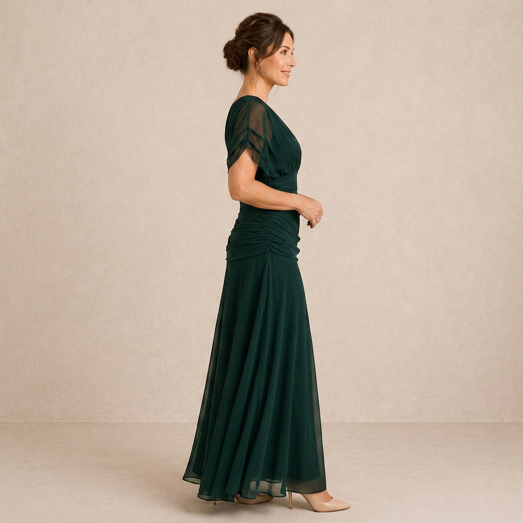 Margarida - Maxi vestido com decote em V