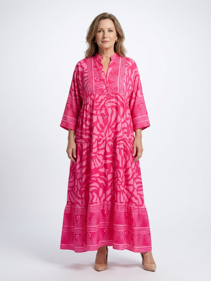 Amandina | Midi Dress With Buttons