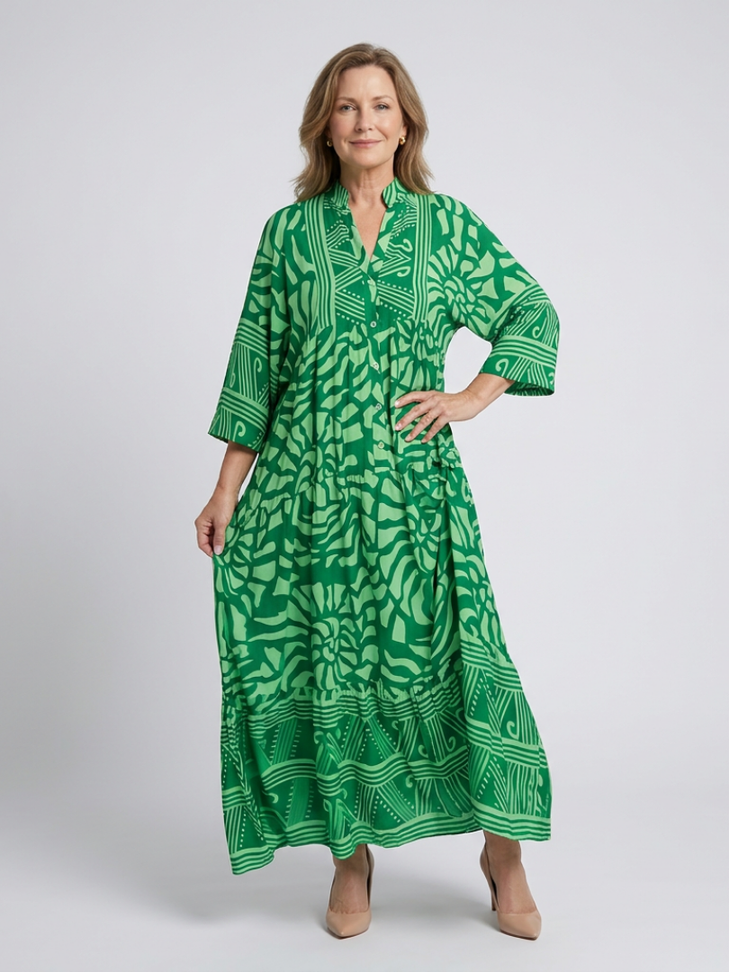 Amandina | Midi Dress With Buttons