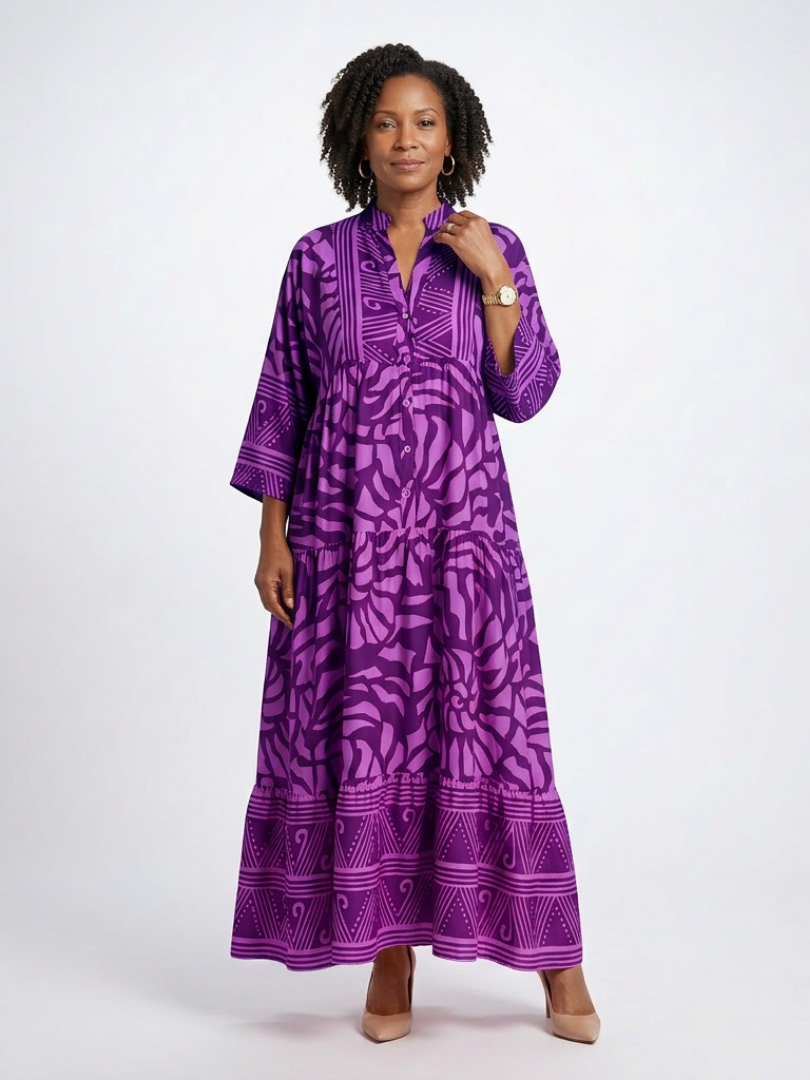 Amandina | Midi Dress With Buttons