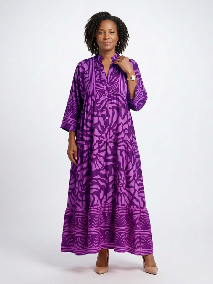 Amandina | Midi Dress With Buttons