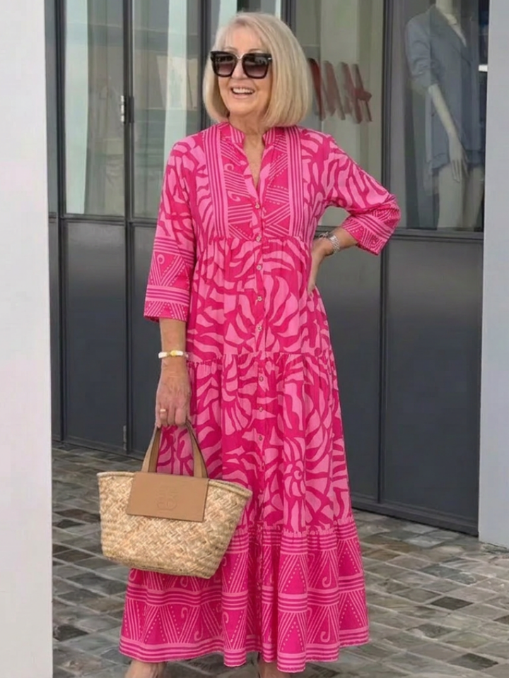 Amandina | Midi Dress With Buttons