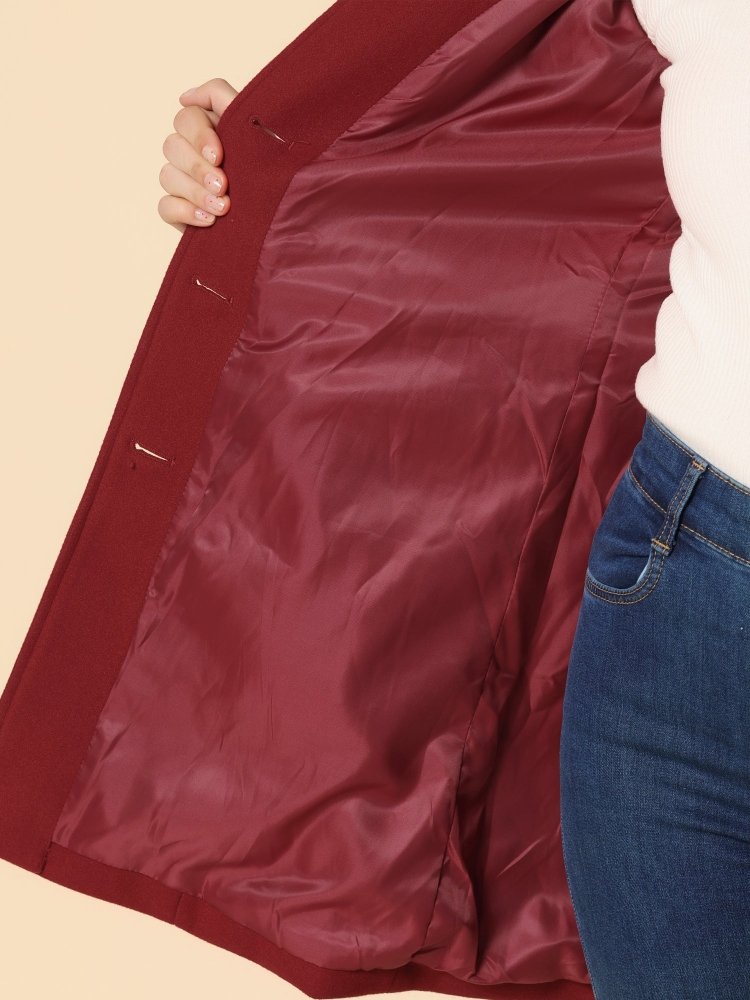 Helena™ - Casaco de Inverno Feminino de Botão Único
