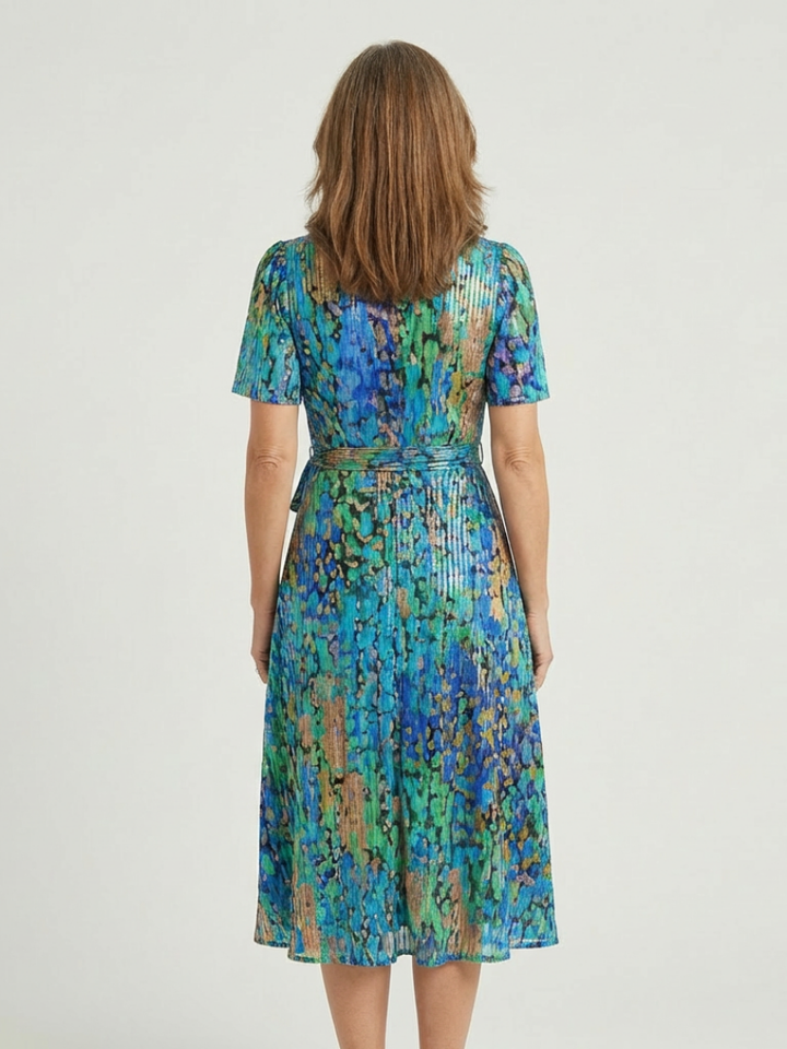 Chloé | Abstract pattern midi dress